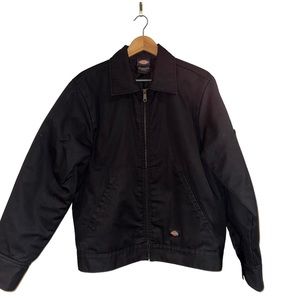 Dickies Black Zipper Work Jacket